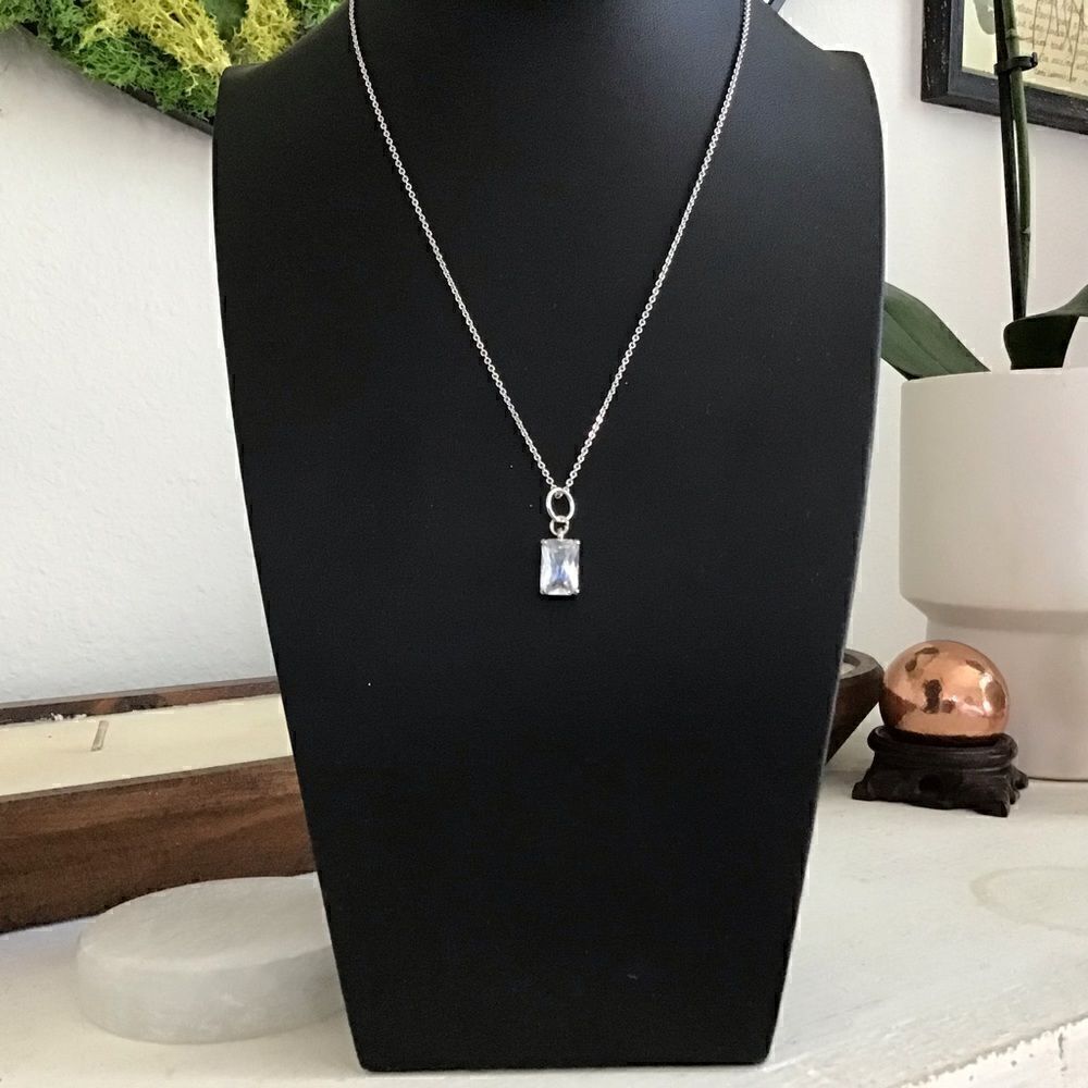 Swarovski Crystal Baguette Necklace 